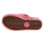 Меховые угги сандалии розовые UGG Fluff Yeah Slide Lantana